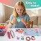 Mermaid Bracelet Making Kit for Girls Ages 6-12, 1200+ Fabric Loom Bands in 12 Rainbow Colors, DIY Craft Set with Mermaid Loom Tool, Storage Box, Friendship Bracelet & Jewelry Making Kit